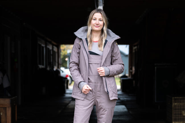 Winter Insulated Riding Jacket - Iron