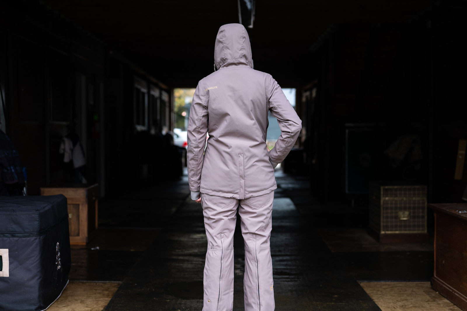 Winter Insulated Riding Jacket - Iron