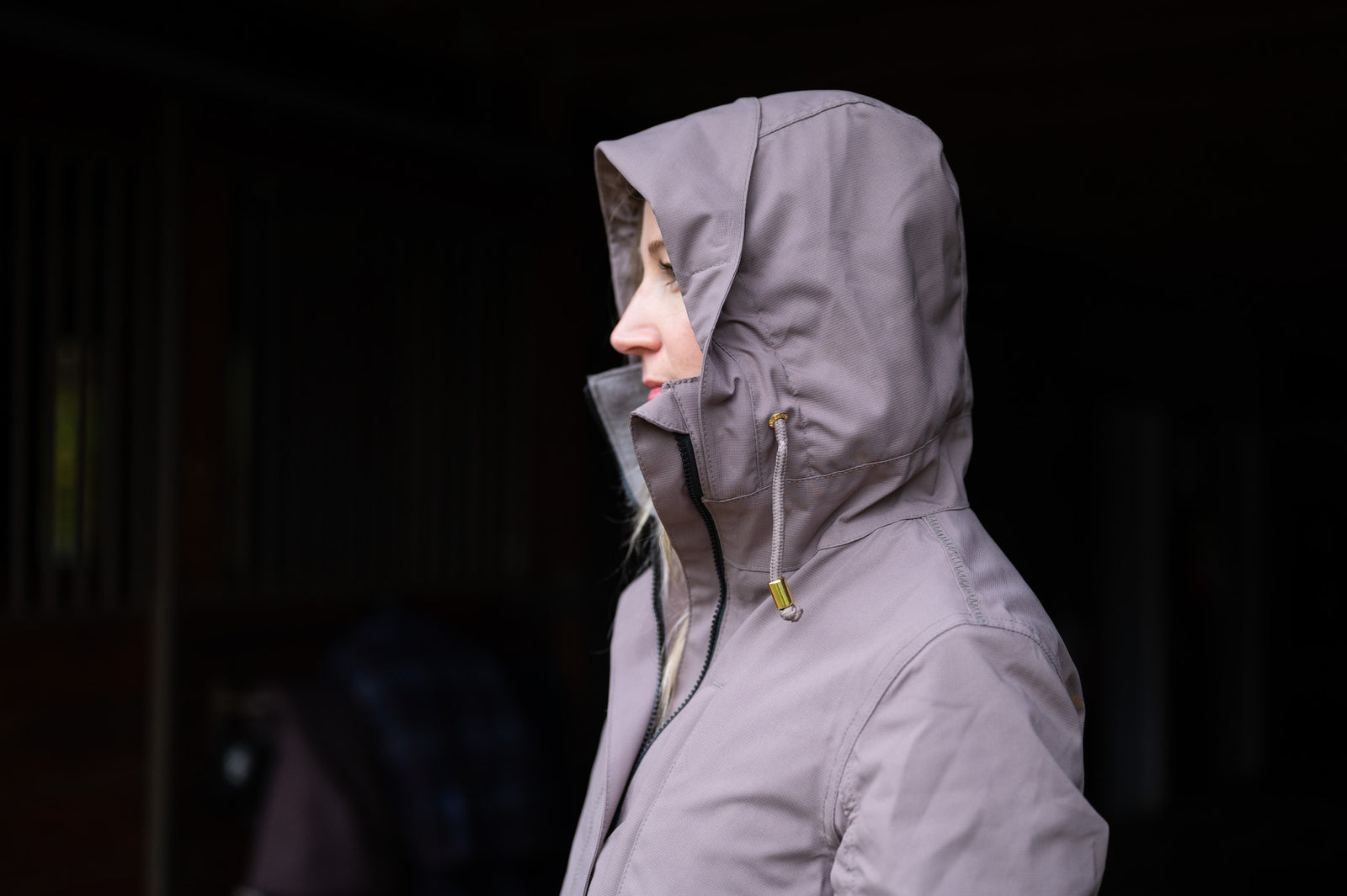 Winter Insulated Riding Jacket - Iron