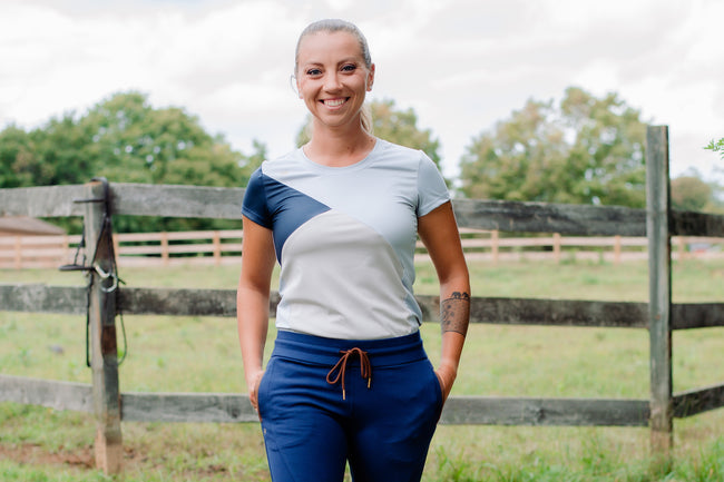 Color Block Short Sleeve Shirt