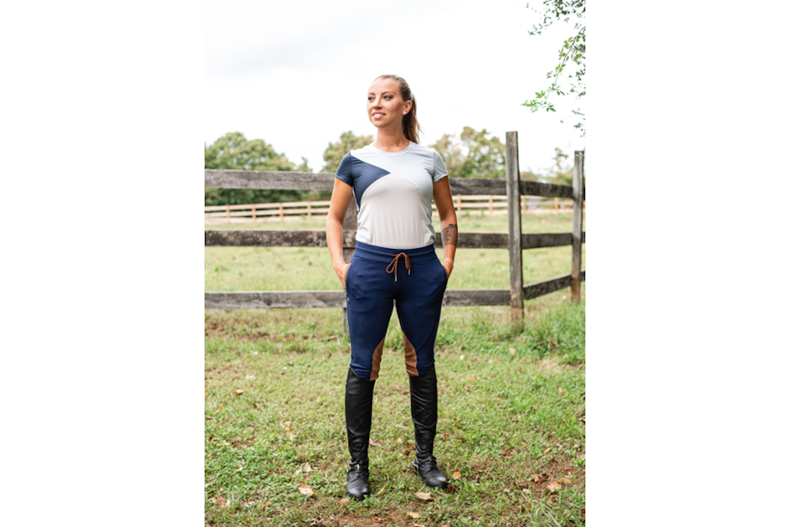 Jogger Knee Patch Breech - Navy