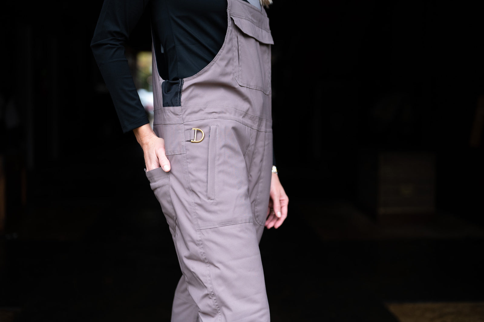 Winter Insulated Bib Overall - Iron